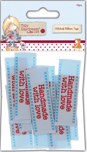 %Docrafts Tilly Daydream - Stitched Ribbon Tags%